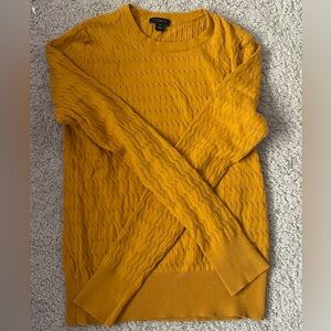 Yellow Orange Ann Taylor long sleeve shirt XS